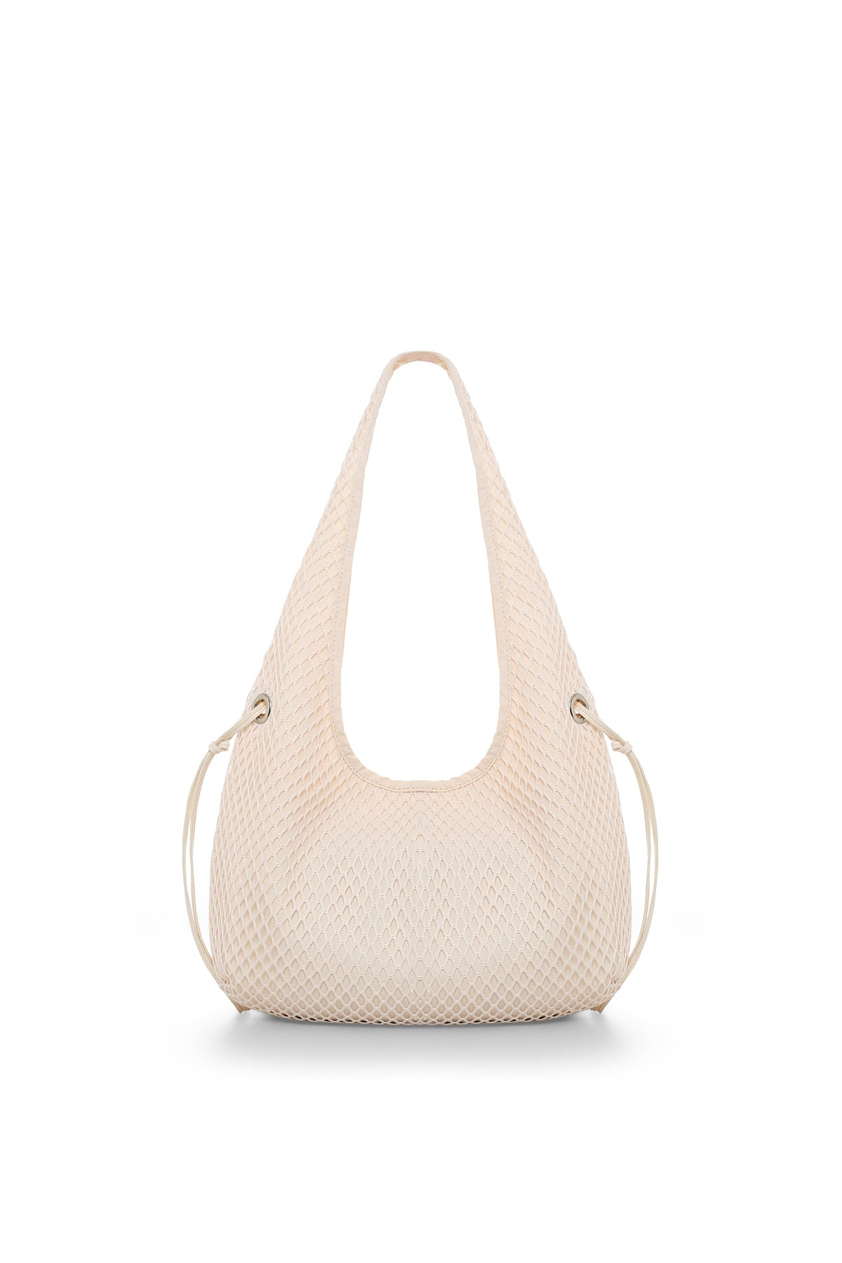 Matin Kim - Side Strap Mesh Mini Tote Bag (Ivory) product image 2 | TRAB K-Fashion Australia