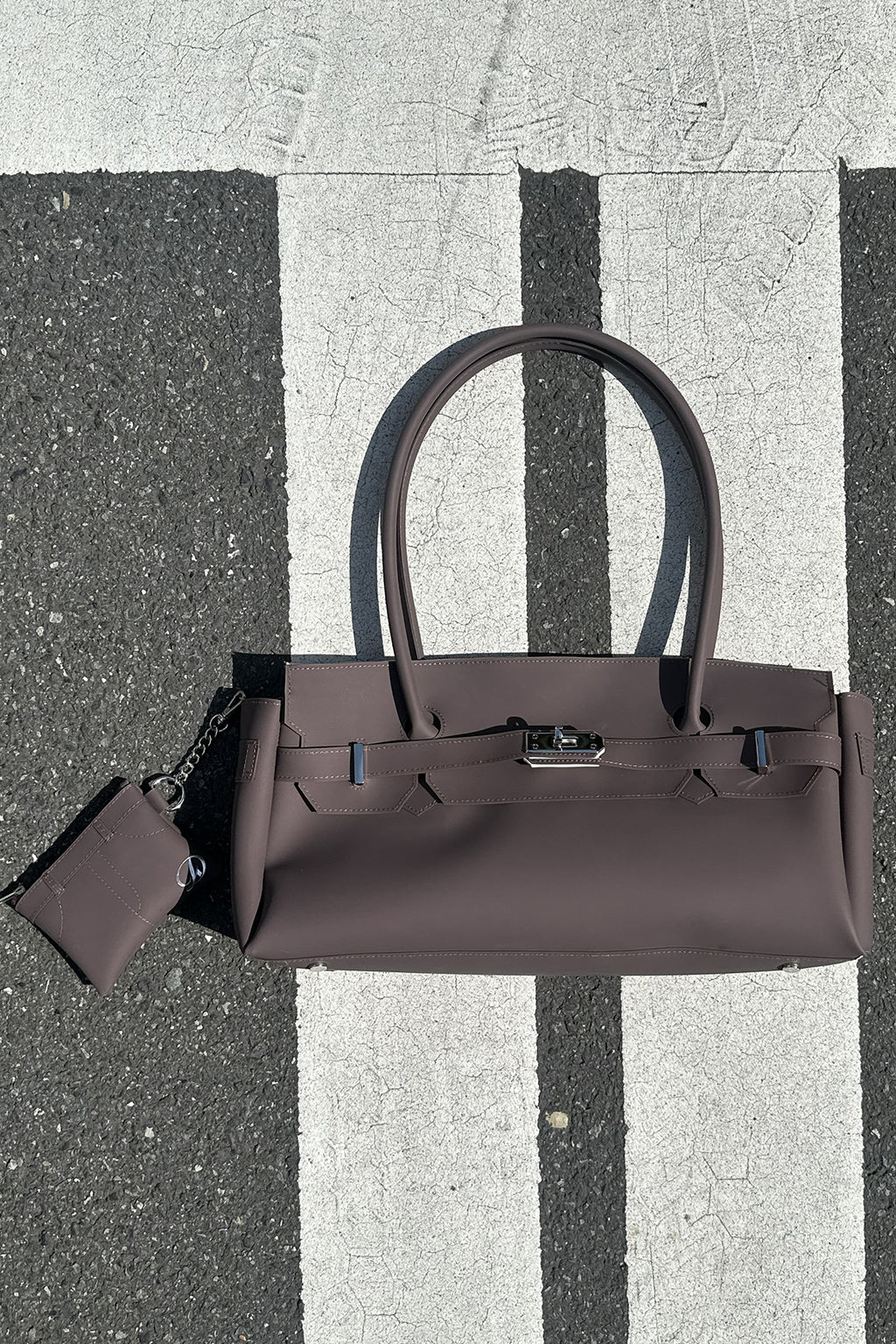 Deinet - [free Card Wallet] Jelly Two-Way Bag (Brown) product image 6 | TRAB K-Fashion Australia