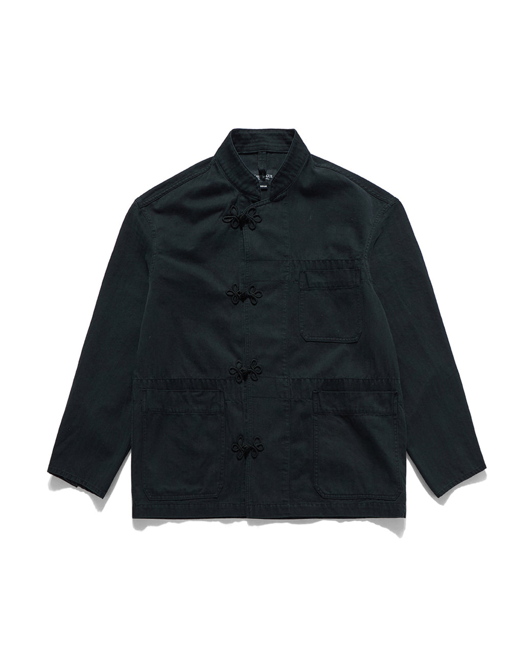 Eastlogue - Lotus Coverall Chore Jacket (Black Herringbone) product image 5 | TRAB K-Fashion Australia