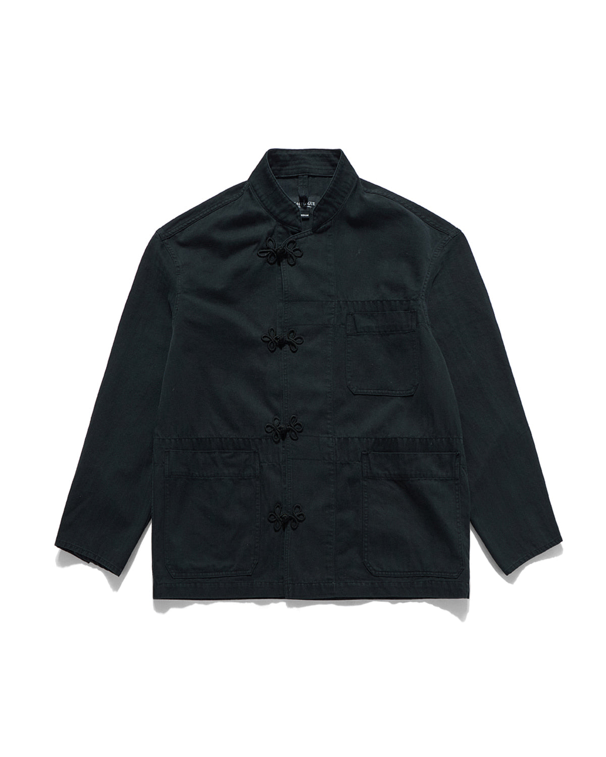 Eastlogue - Lotus Coverall Chore Jacket (Black Herringbone) product image 5 | TRAB K-Fashion Australia