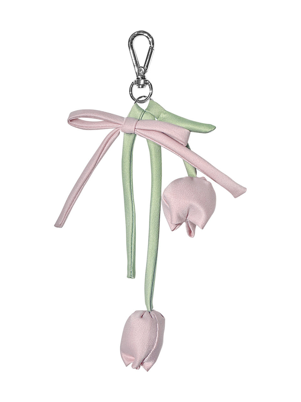 Margarin Fingers - Ribbon Tulip Keyring (Light Pink) product image 2 | TRAB K-Fashion Australia