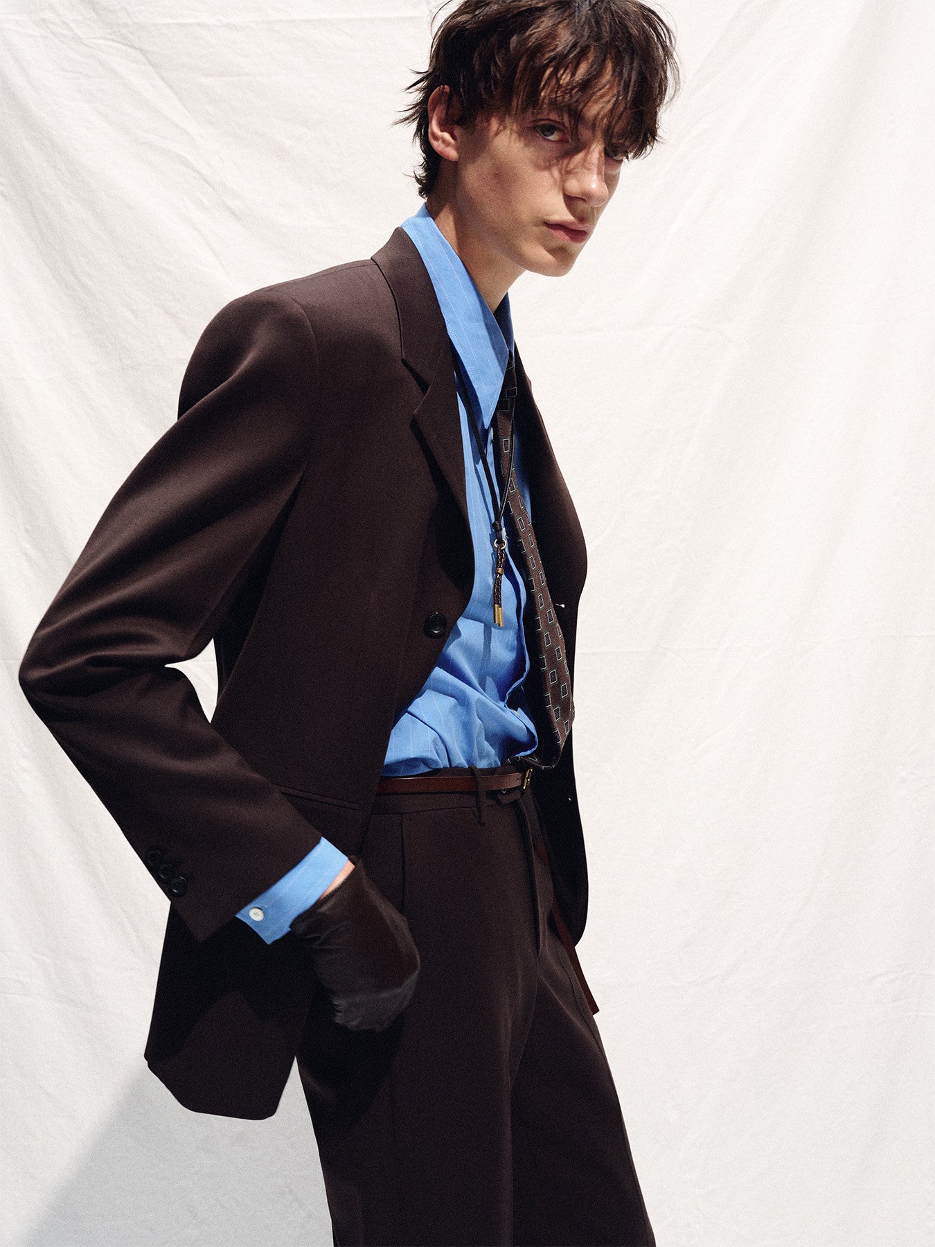 Tonywack - Wool Blend Tailored Blazer (Deep Brown) product image 9 | TRAB K-Fashion Australia