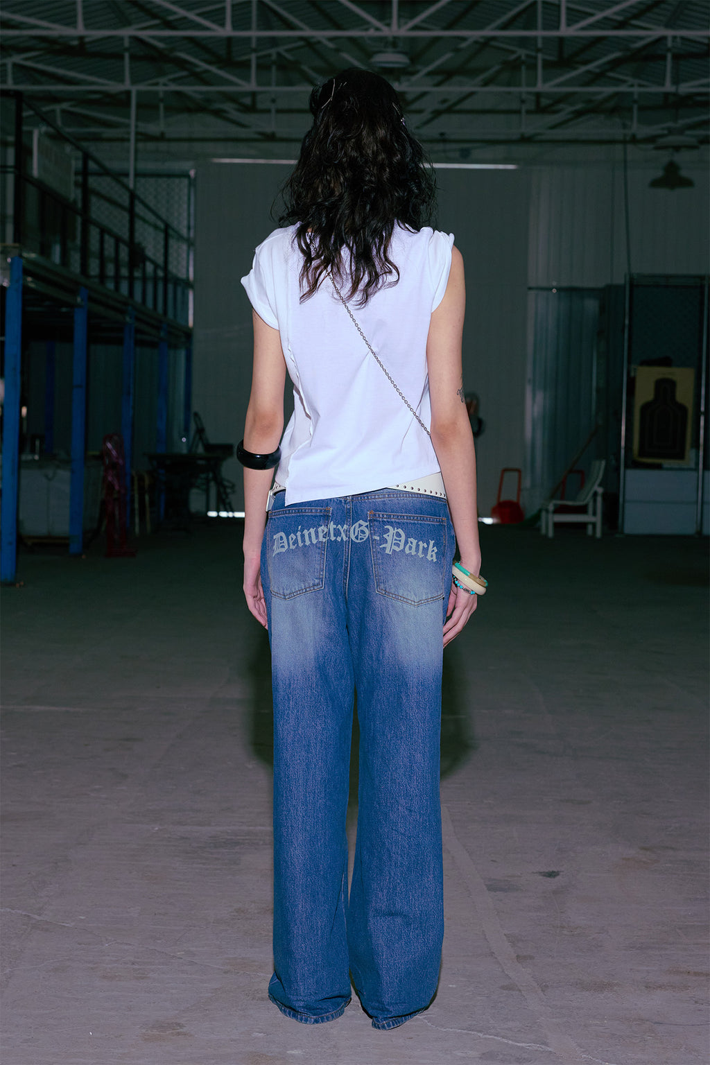 Deinet - Contrast T-Shirt (White) product image 3 | TRAB K-Fashion Australia