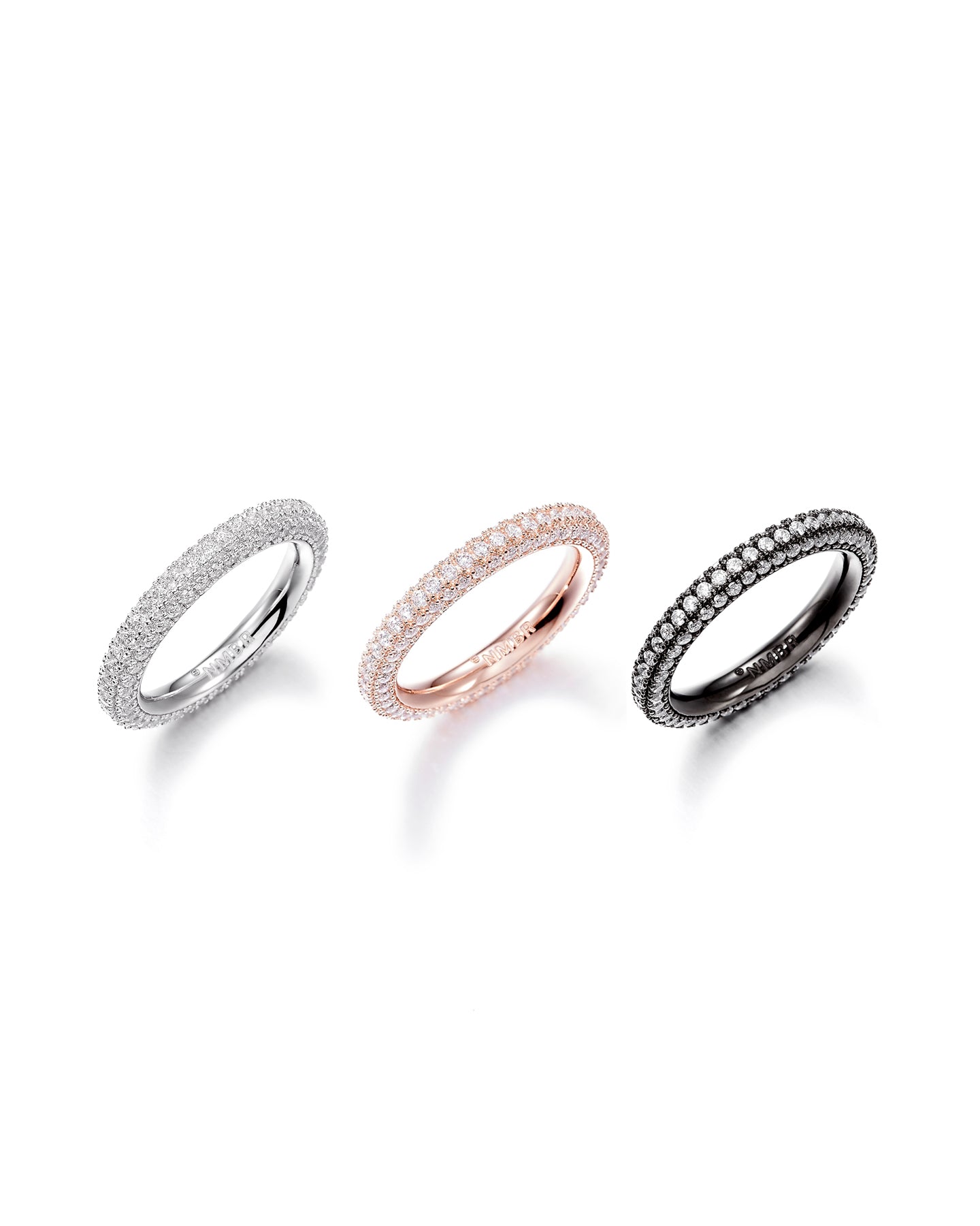 Numbering - Pave Doughnut Ring / Slim #3415 product image 13 | TRAB K-Fashion Australia
