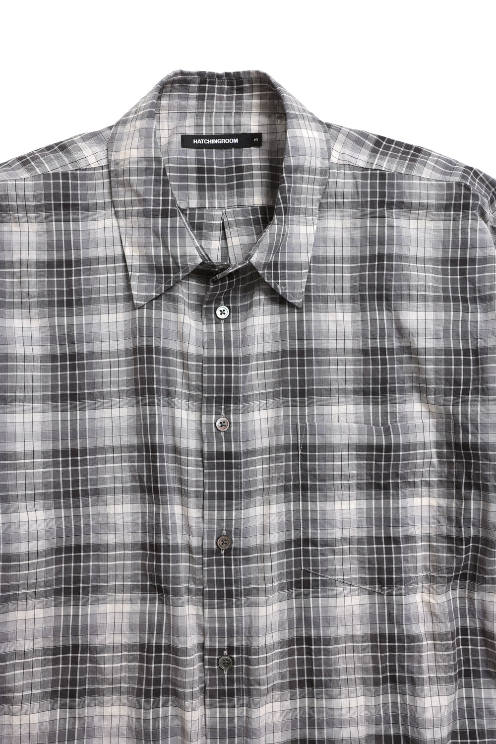 Hatchingroom - Classic Shirt Multi Check (Grey) product image 3 | TRAB K-Fashion Australia