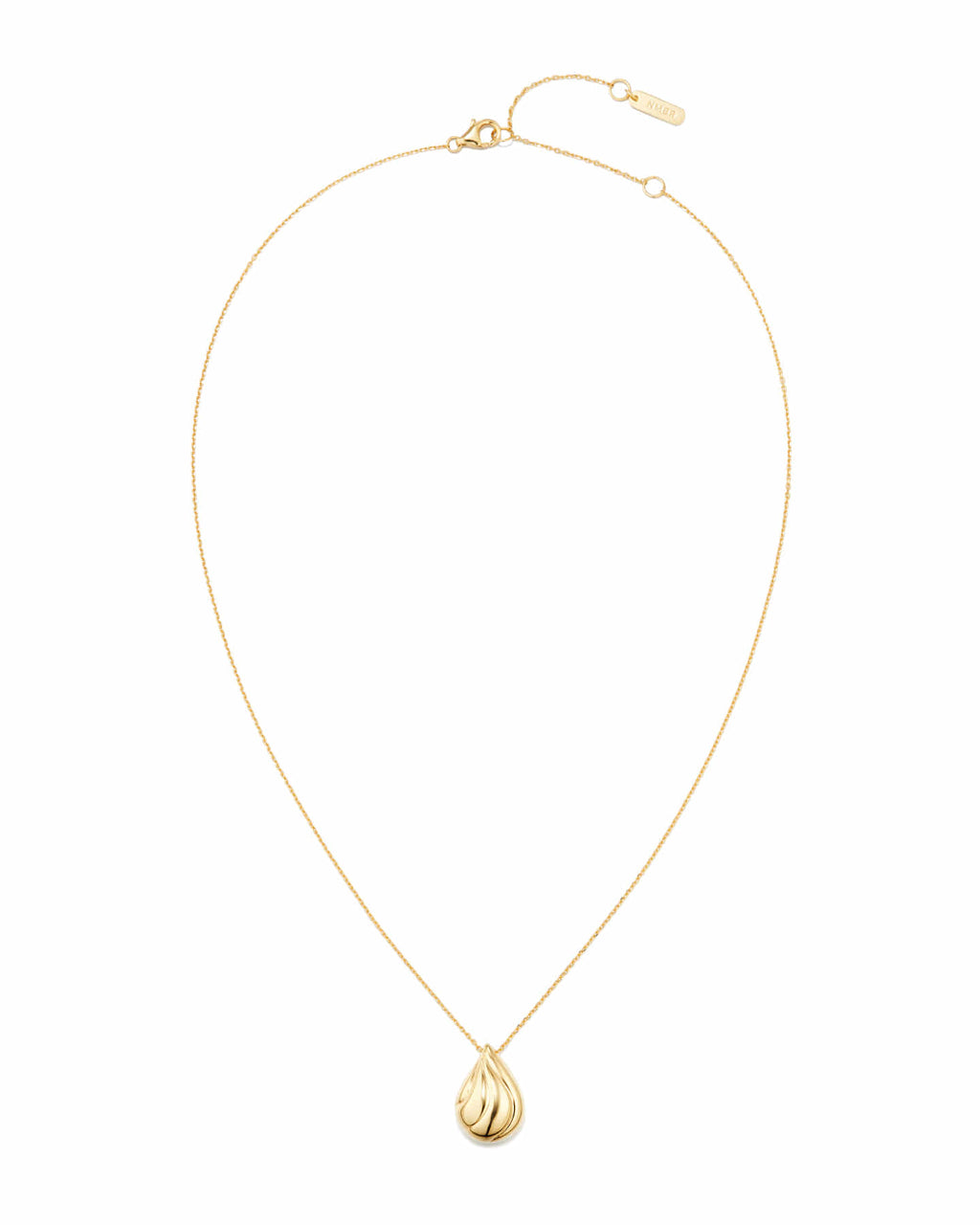 Numbering - Wavy Teardrop Pendant Necklace #7767 product image 8 | TRAB K-Fashion Australia