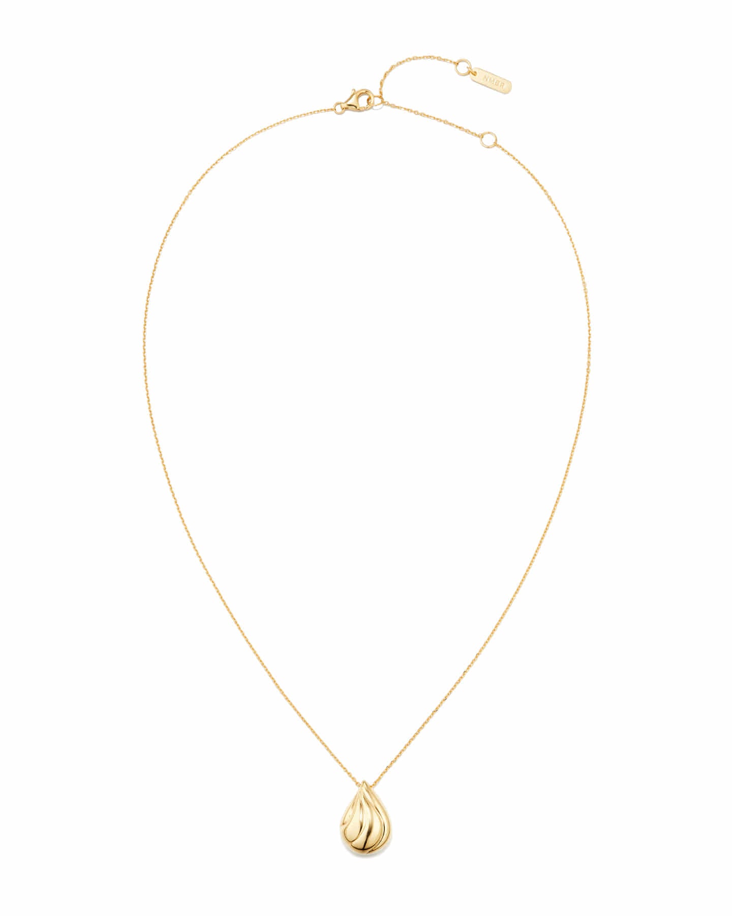Numbering - Wavy Teardrop Pendant Necklace #7767 product image 8 | TRAB K-Fashion Australia