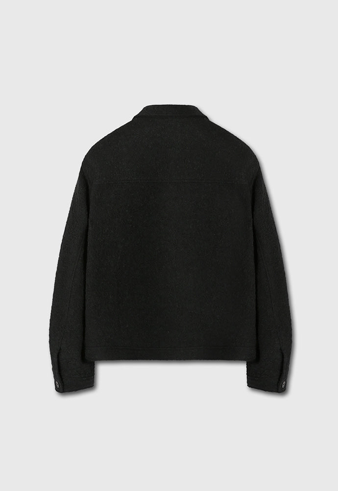 Tonywack - Brushed Wool Patch Pocket Blouson (Black) product image 9 | TRAB K-Fashion Australia