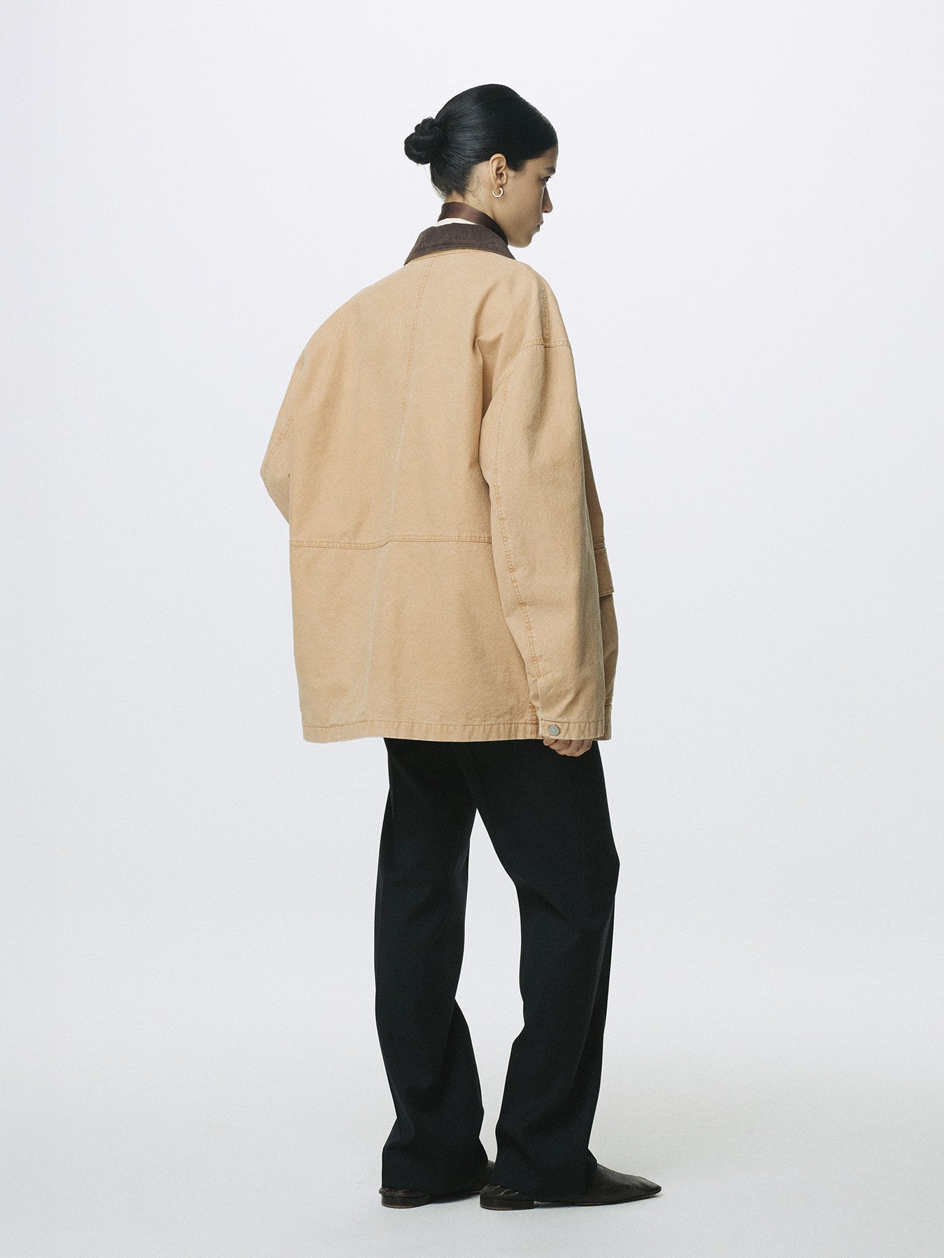 Tonywack - Garment Washed Barn Jacket (Faded Beige) product image 7 | TRAB K-Fashion Australia