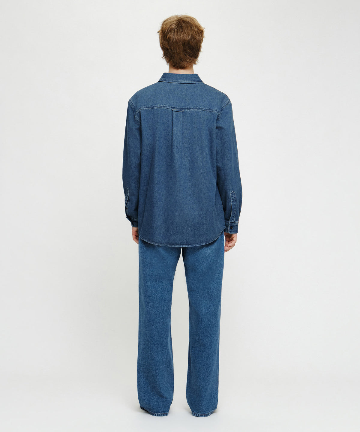 Marithe & Francois Girbaud - [Pre-order – Ships 30 Sep] Semi-wide Denim Pants (Blue) product image 5 | TRAB K-Fashion Australia