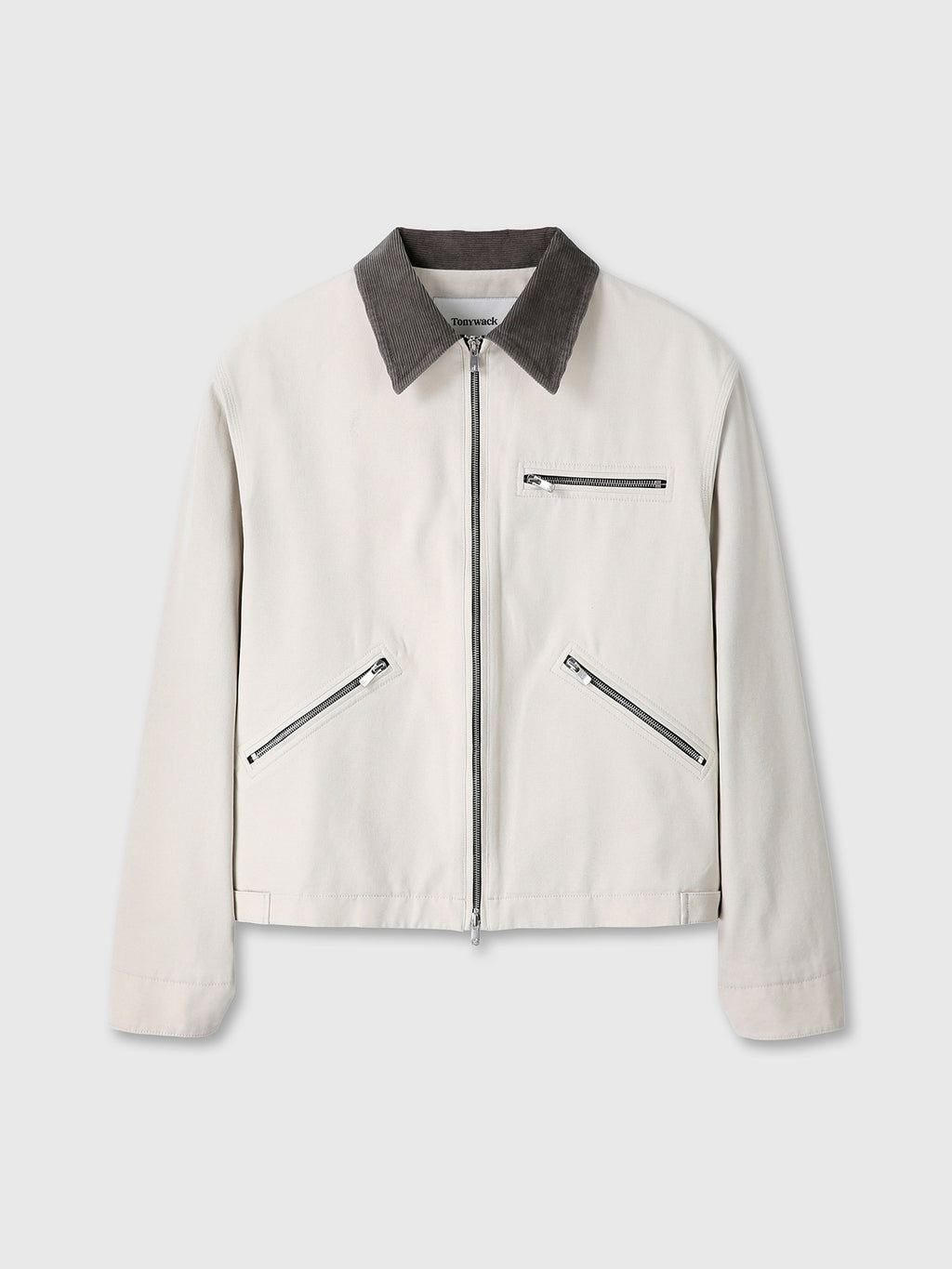 Tonywack - Washed Corduroy Collar Work Jacket (Ecru) product image 6 | TRAB K-Fashion Australia