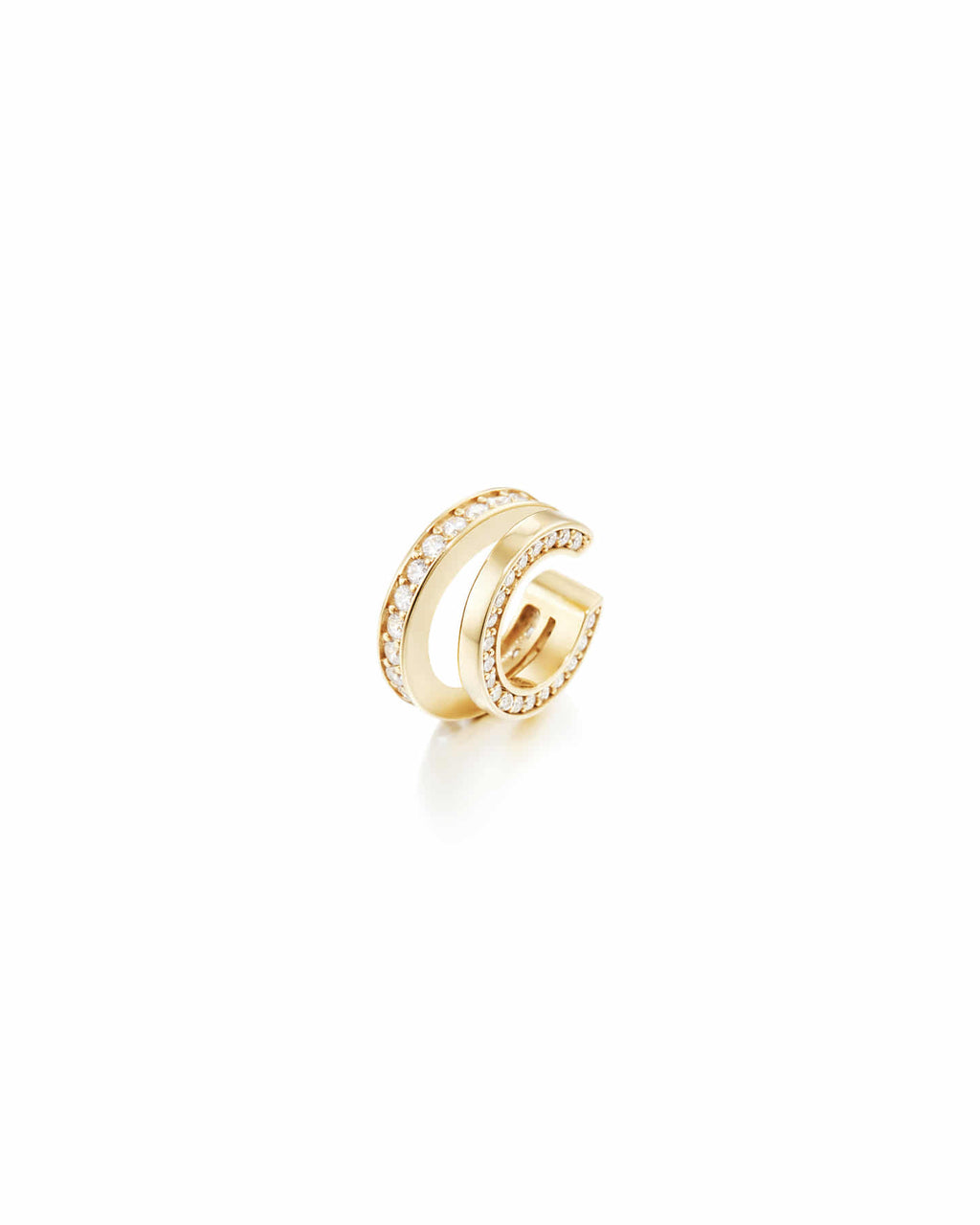 Numbering - Double Line Pave Ear Cuff #3125 product image 4 | TRAB K-Fashion Australia
