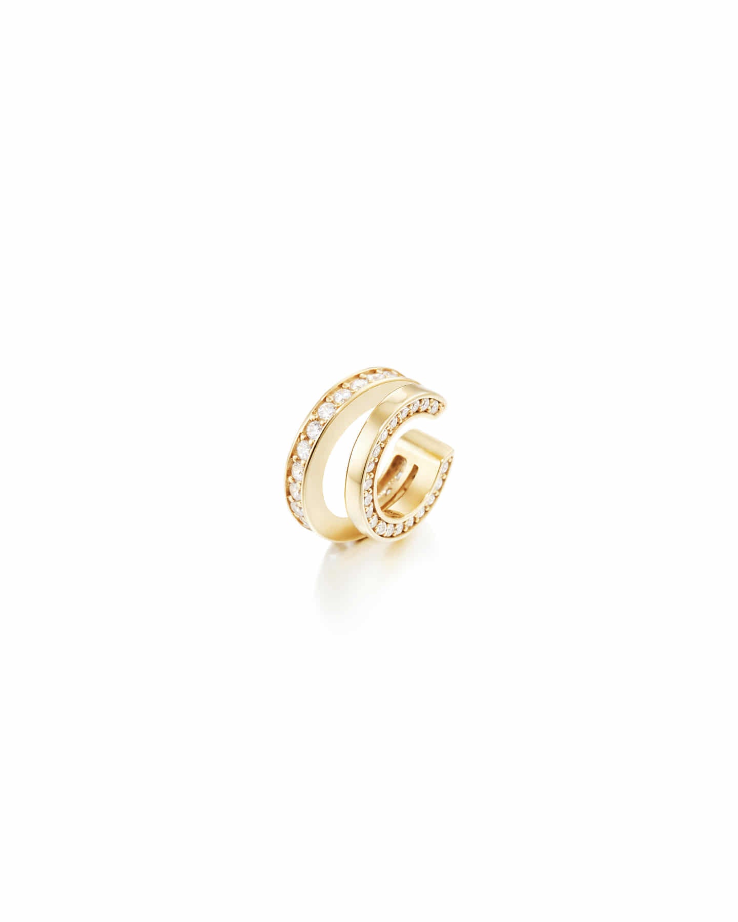 Numbering - Double Line Pave Ear Cuff #3125 product image 4 | TRAB K-Fashion Australia