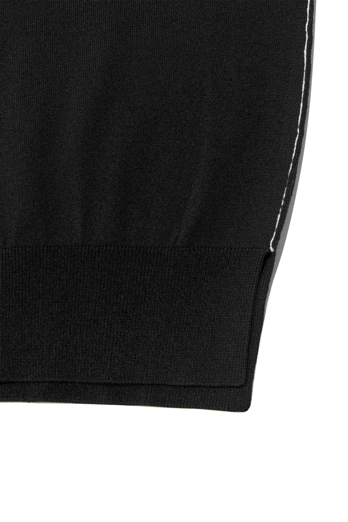 Matin Kim - Slit Detail Button Cardigan (Black) product image 5 | TRAB K-Fashion Australia