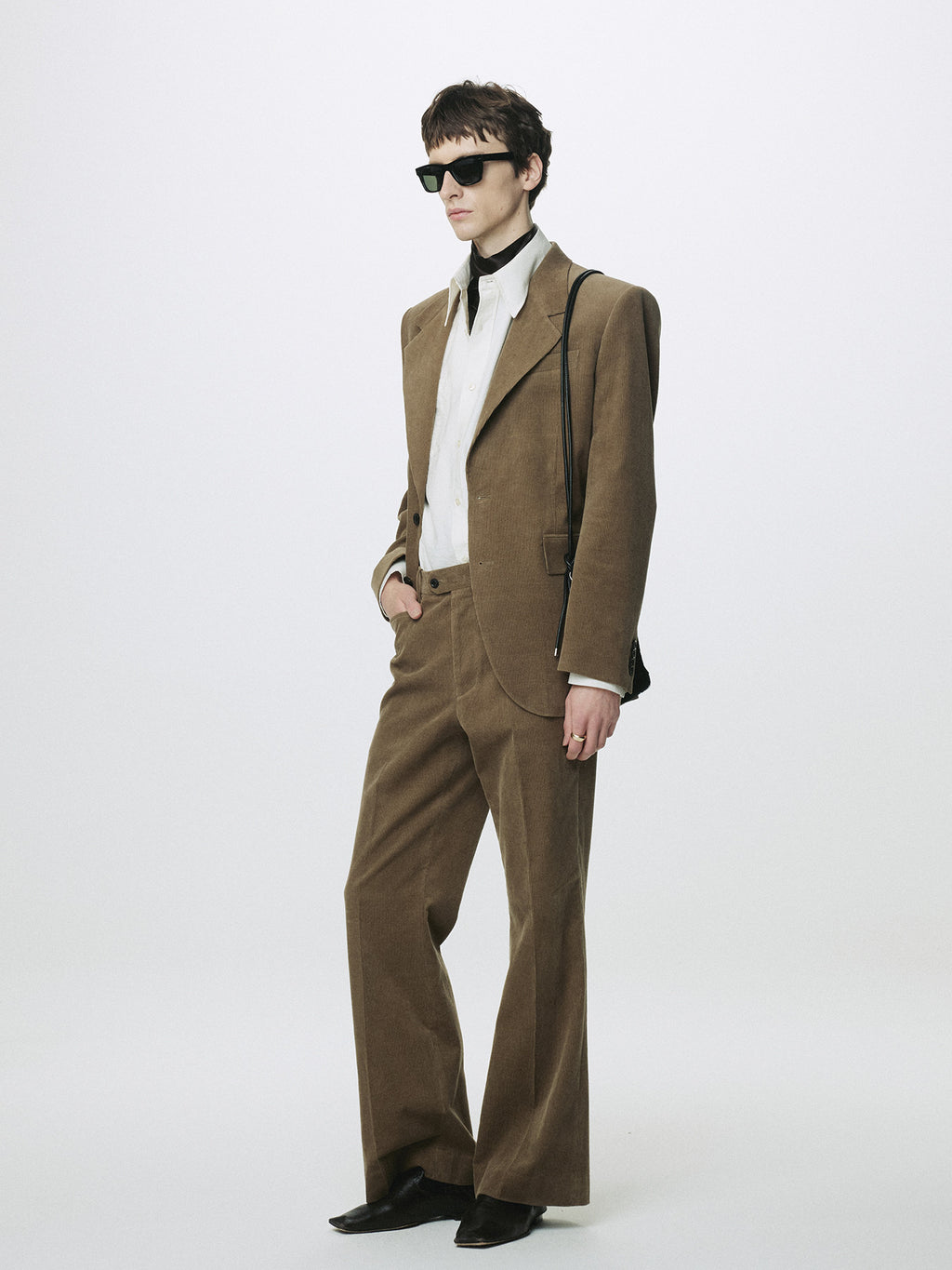 Tonywack - Corduroy Single-Breasted Jacket (Beige Taupe) product image 3 | TRAB K-Fashion Australia
