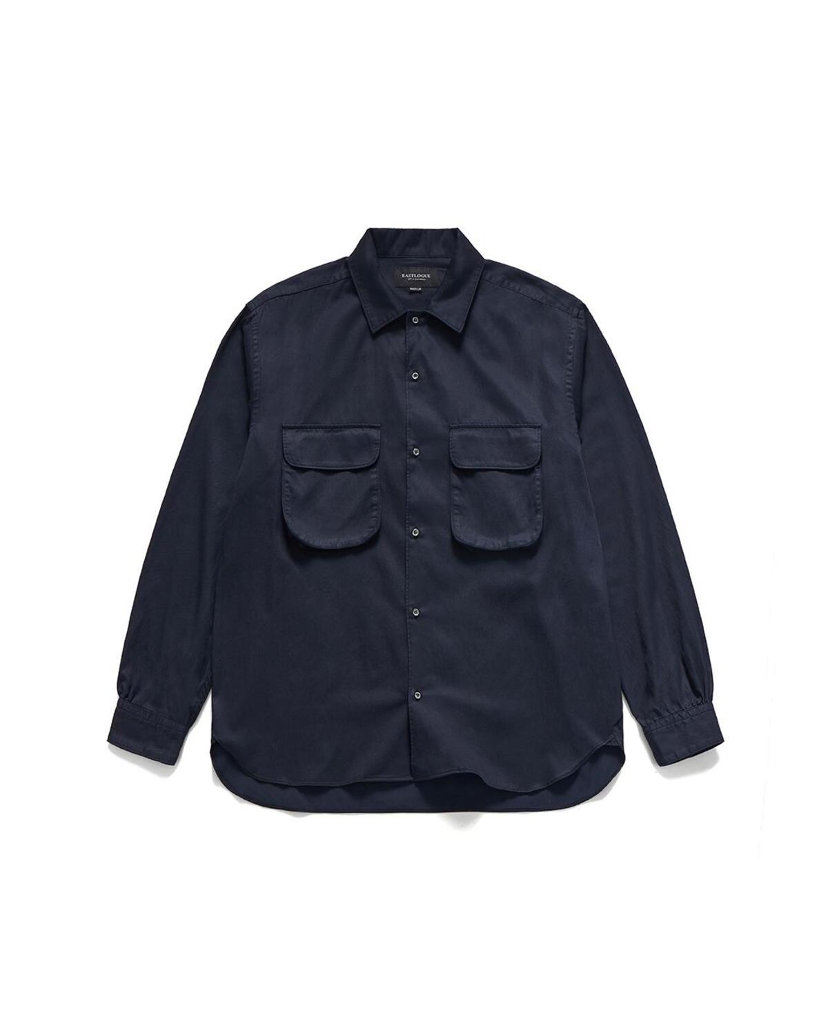 Eastlogue - Comfy Wide Shirts (Dark Navy) product image 5 | TRAB K-Fashion Australia
