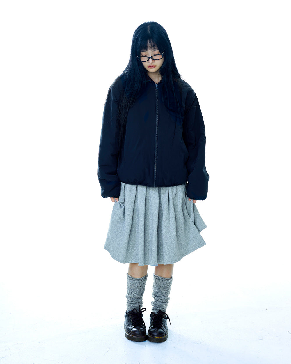 Coyseio - Petal Reversible Fleece Jacket (Brown) product image 10 | TRAB K-Fashion Australia