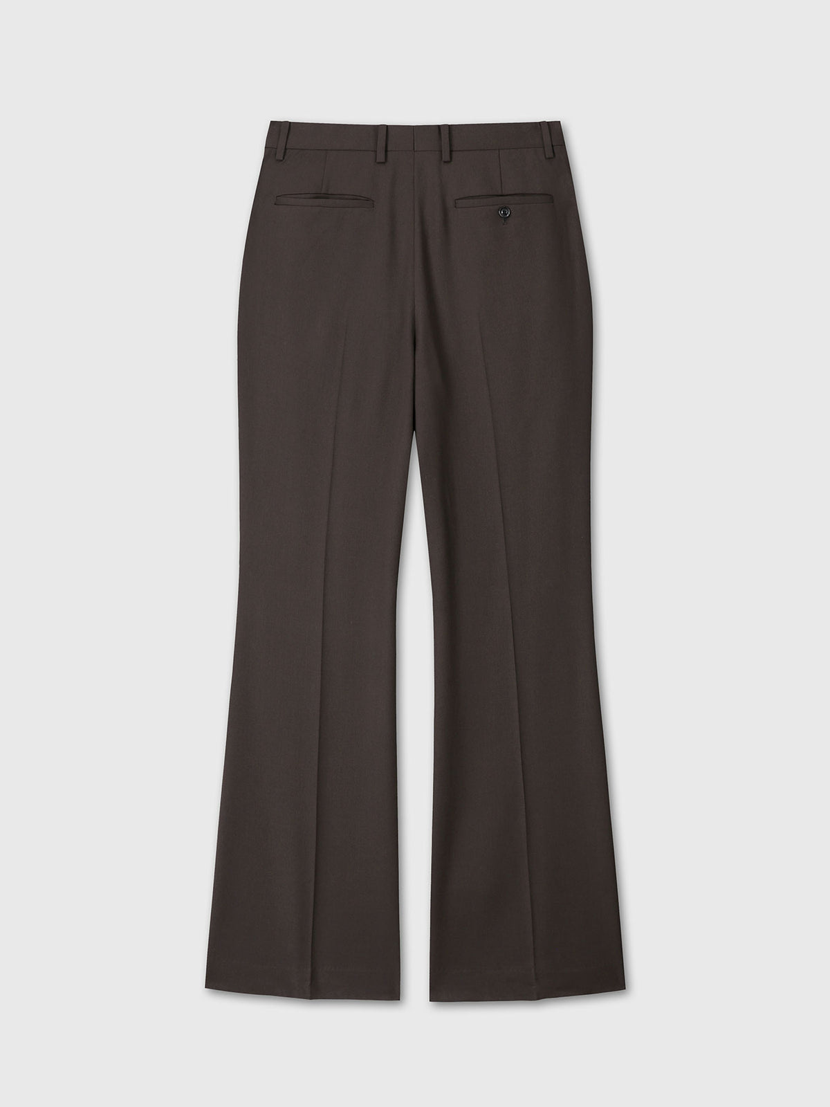 Tonywack - Wool Blend Flared Trousers (Deep Brown) product image 9 | TRAB K-Fashion Australia