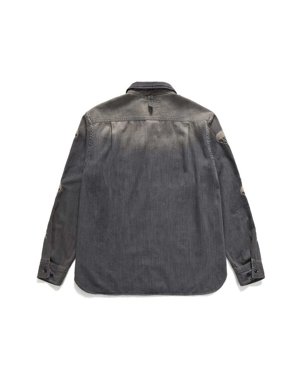 Eastlogue - Embroidered Chambray Work Shirts (Chambray Black) product image 2 | TRAB K-Fashion Australia
