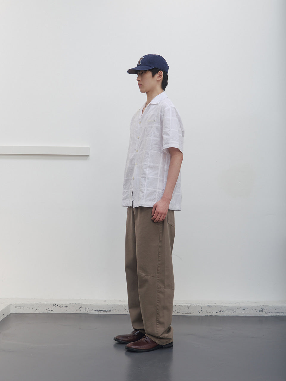 Kijun - Patchwork Havana Shirt (White) product image 4 | TRAB K-Fashion Australia