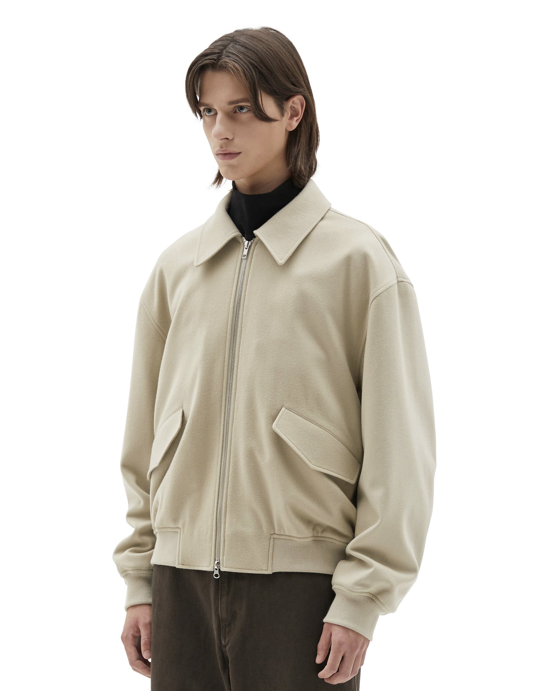 Brownyard - 22fw Flight Jacket (Light Beige) product image 3 | TRAB K-Fashion Australia