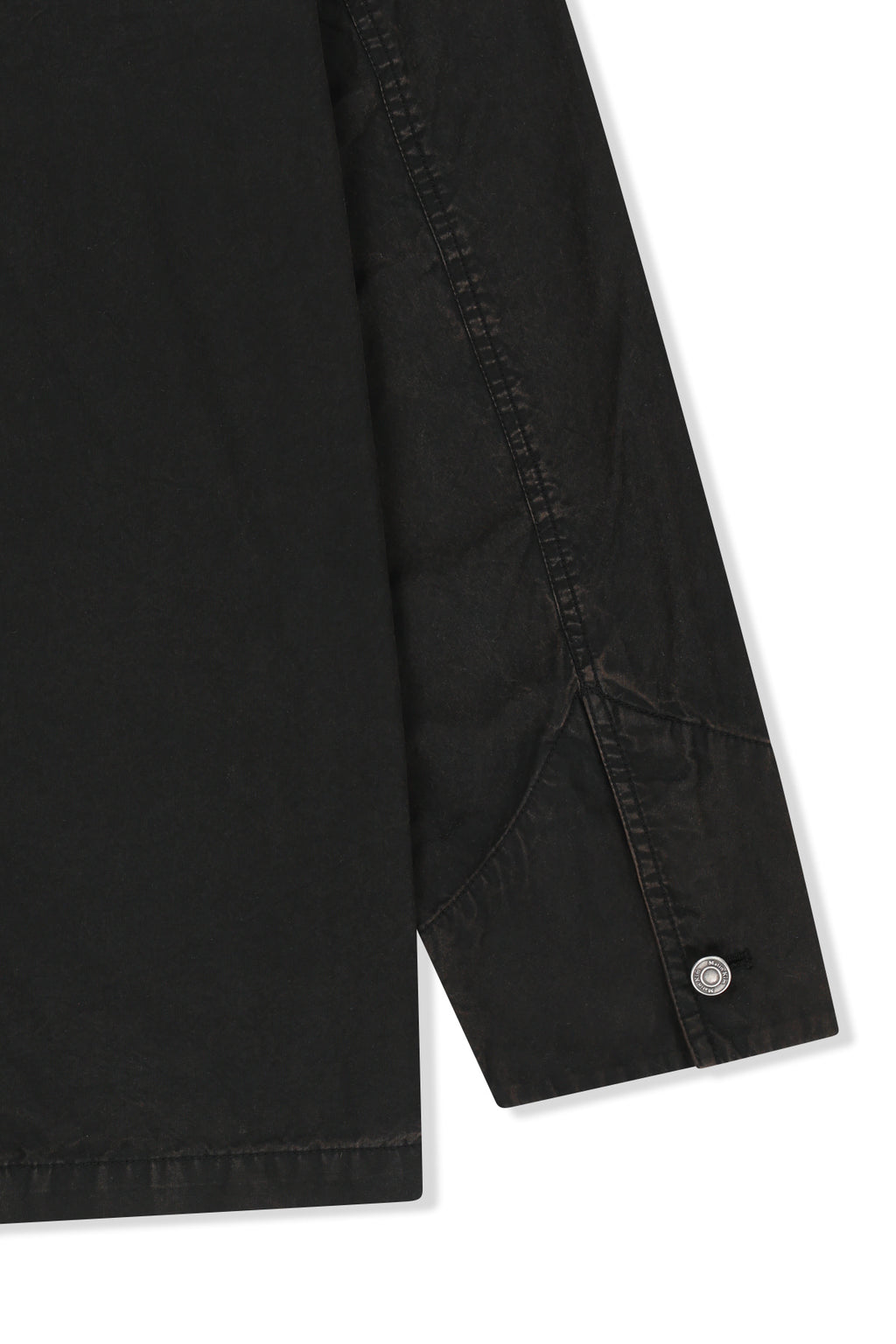 Matin Kim - Vintage Waxed Work Jacket (Black) product image 4 | TRAB K-Fashion Australia