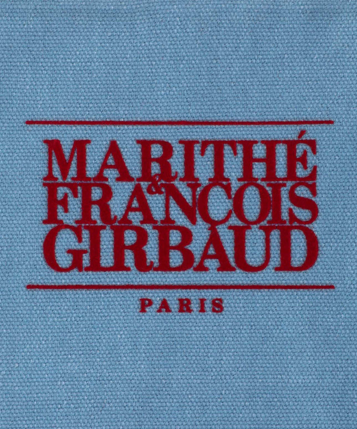 Marithe & Francois Girbaud - Classic Logo Color Cotton Pouch (Light Blue) product image 3 | TRAB K-Fashion Australia
