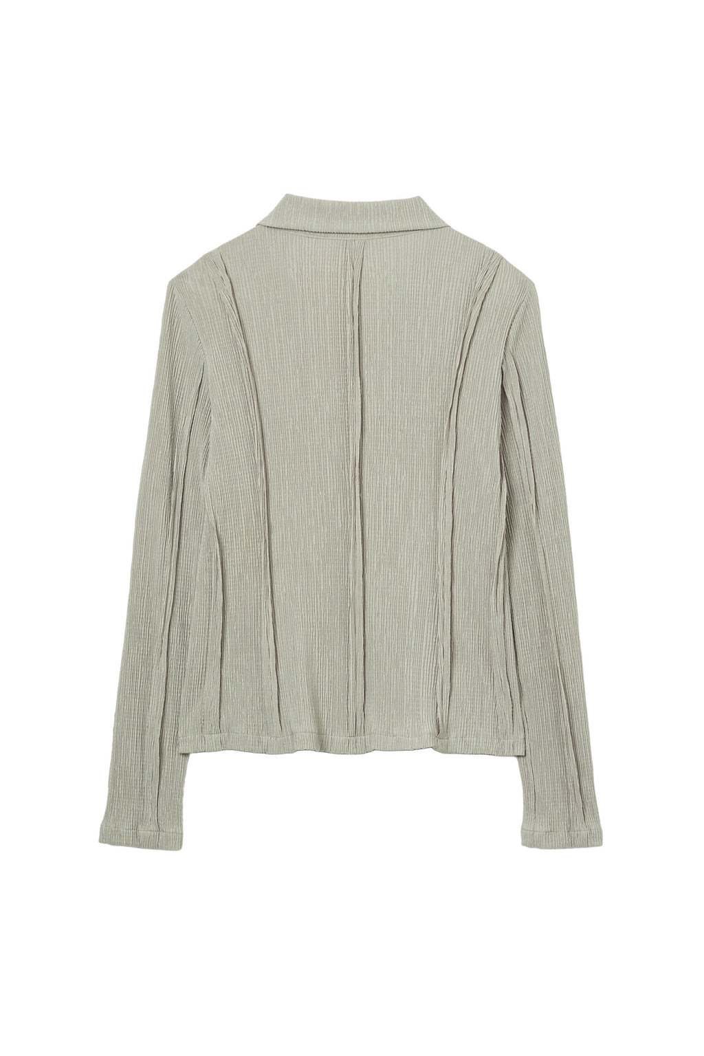 Deinet - Cut Out Pleats Shirt (Khaki) product image 2 | TRAB K-Fashion Australia