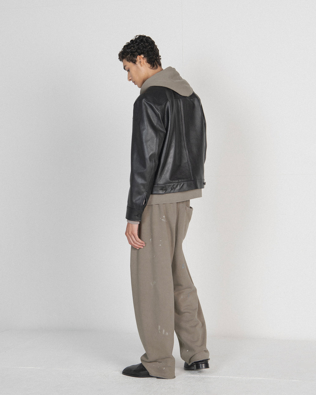 Brownyard - Leather Blouson (Black) product image 3 | TRAB K-Fashion Australia