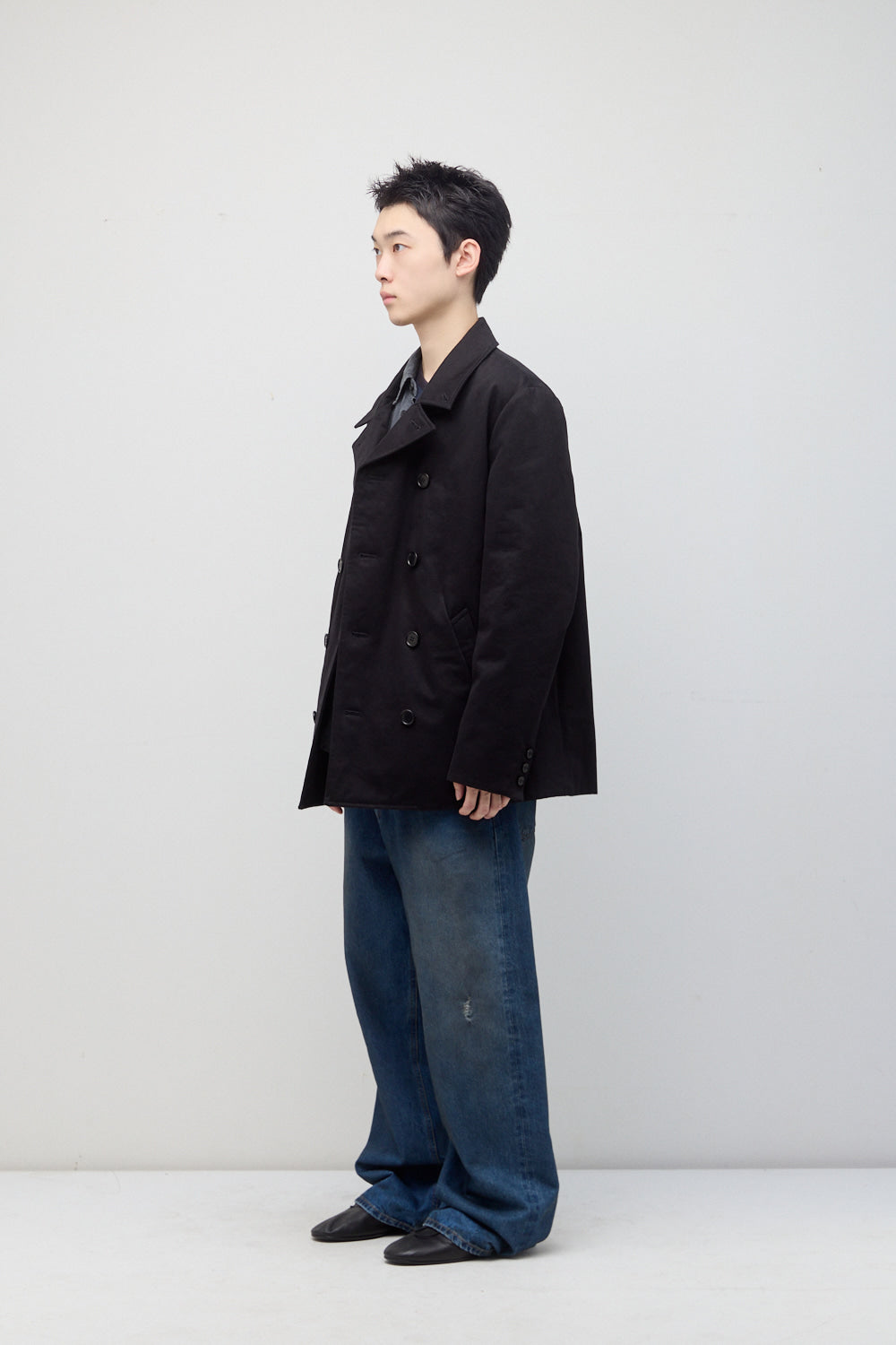 Hatchingroom - Pea Coat (Black) product image 5 | TRAB K-Fashion Australia