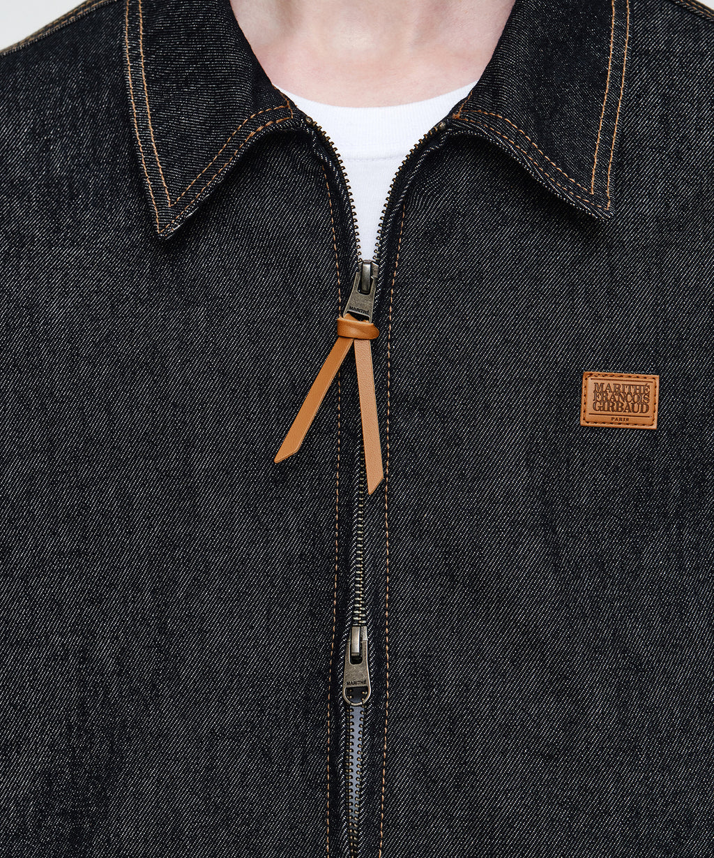 Marithe & Francois Girbaud - Denim Zip-up Trucker Jacket (Indigo) product image 3 | TRAB K-Fashion Australia