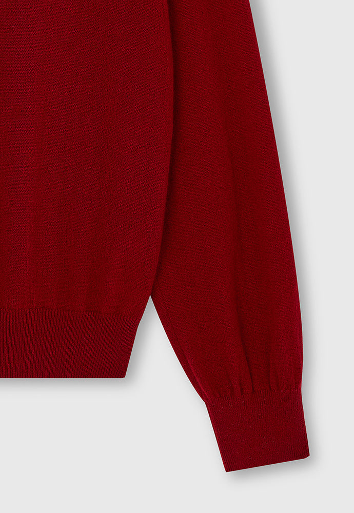 Tonywack - Pure Cashmere V-Neck Sweater (Red) product image 10 | TRAB K-Fashion Australia