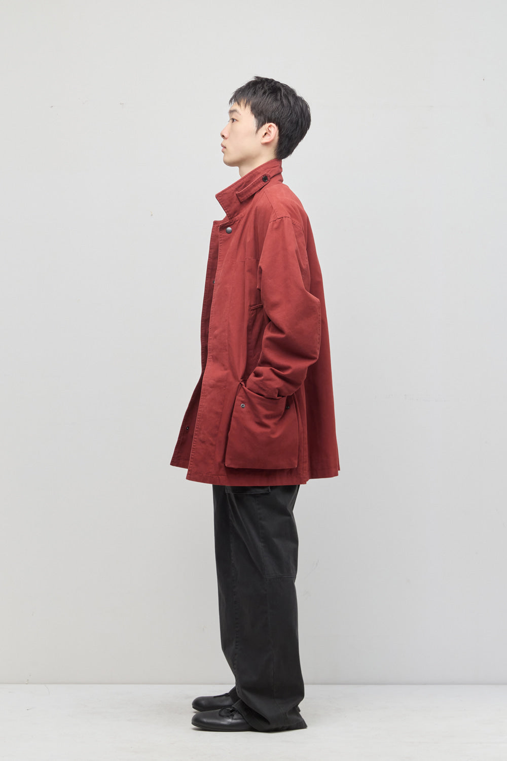 Hatchingroom - Canvas Work Parka (Dark Red) product image 13 | TRAB K-Fashion Australia
