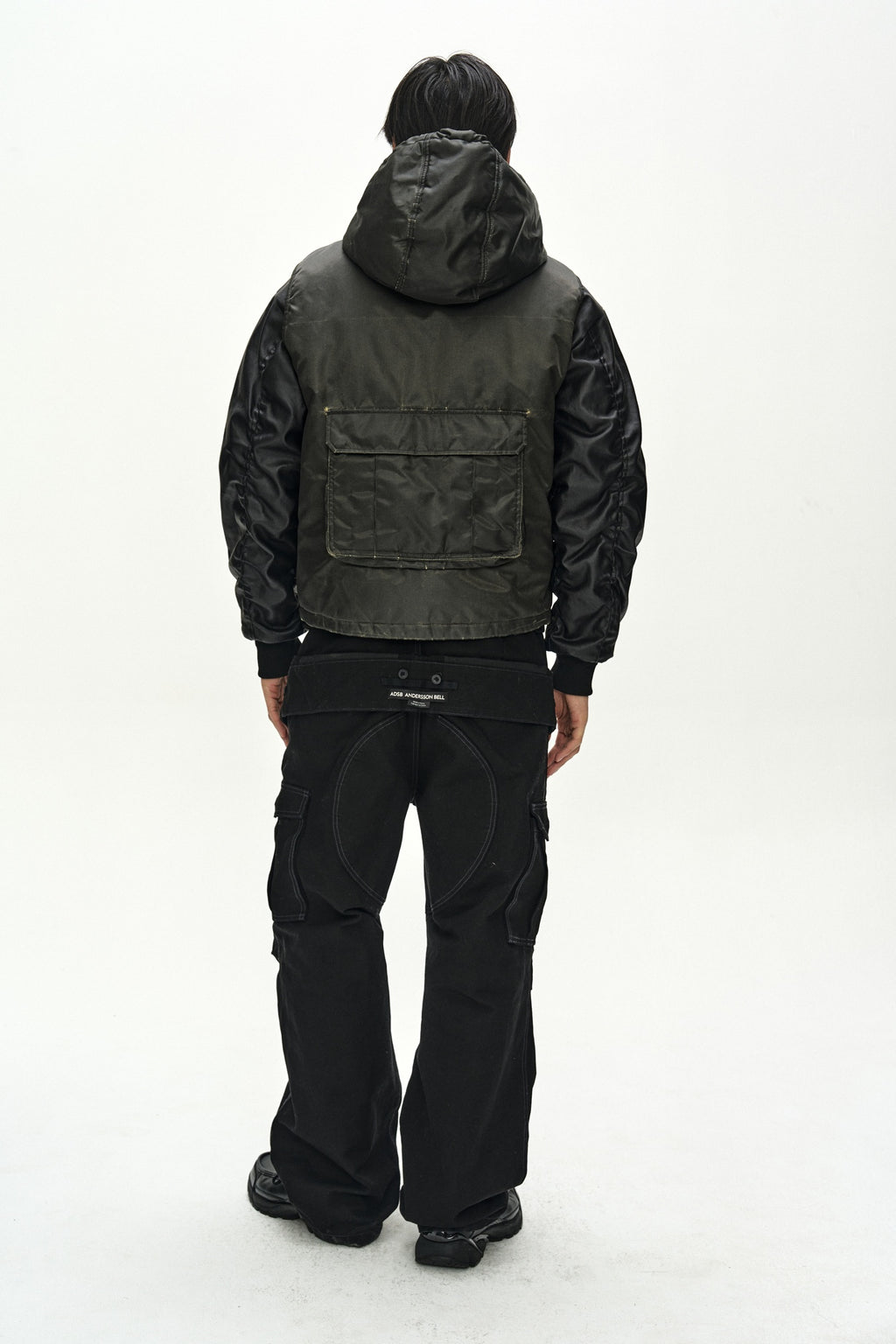 Andersson Bell - Padded Reversible Hoodie Vest (Black) product image 4 | TRAB K-Fashion Australia