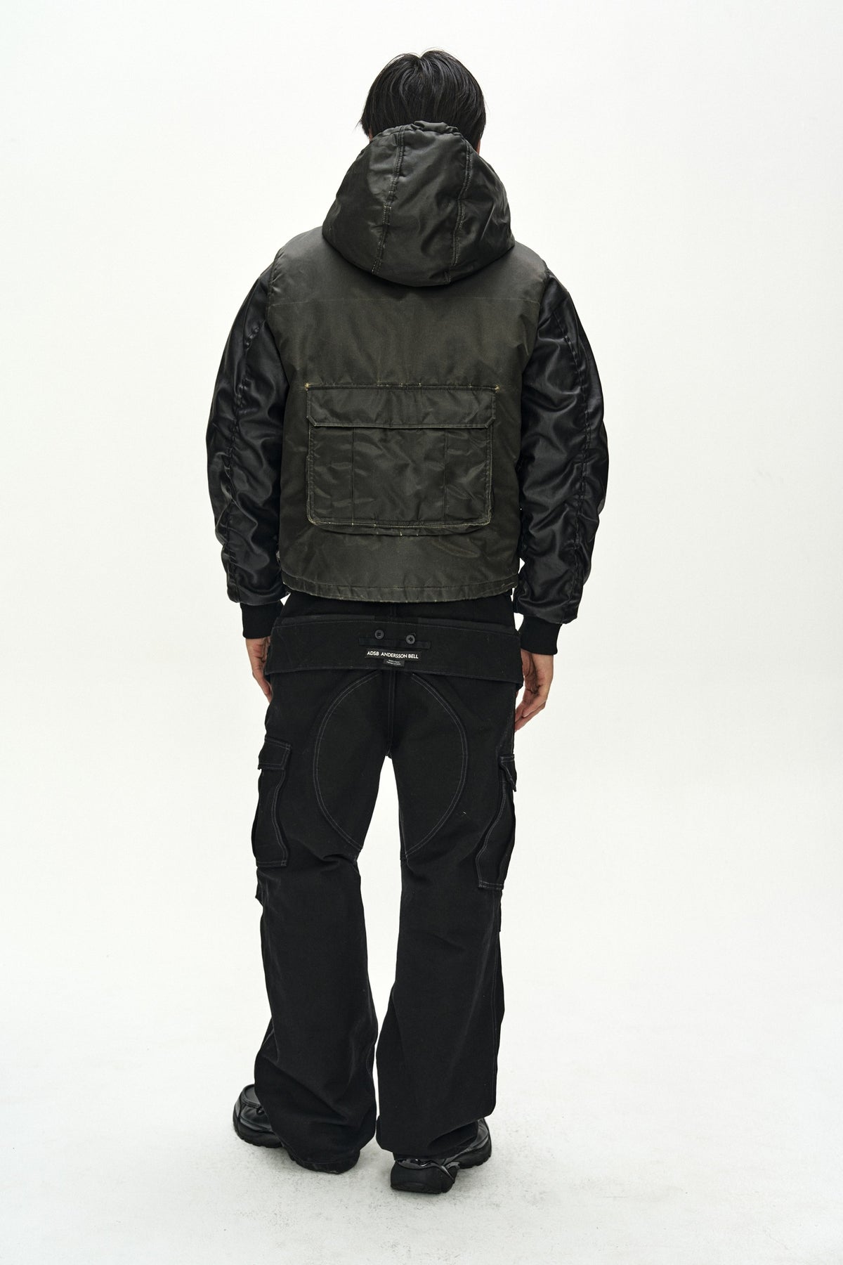 Andersson Bell - Padded Reversible Hoodie Vest (Black) product image 4 | TRAB K-Fashion Australia