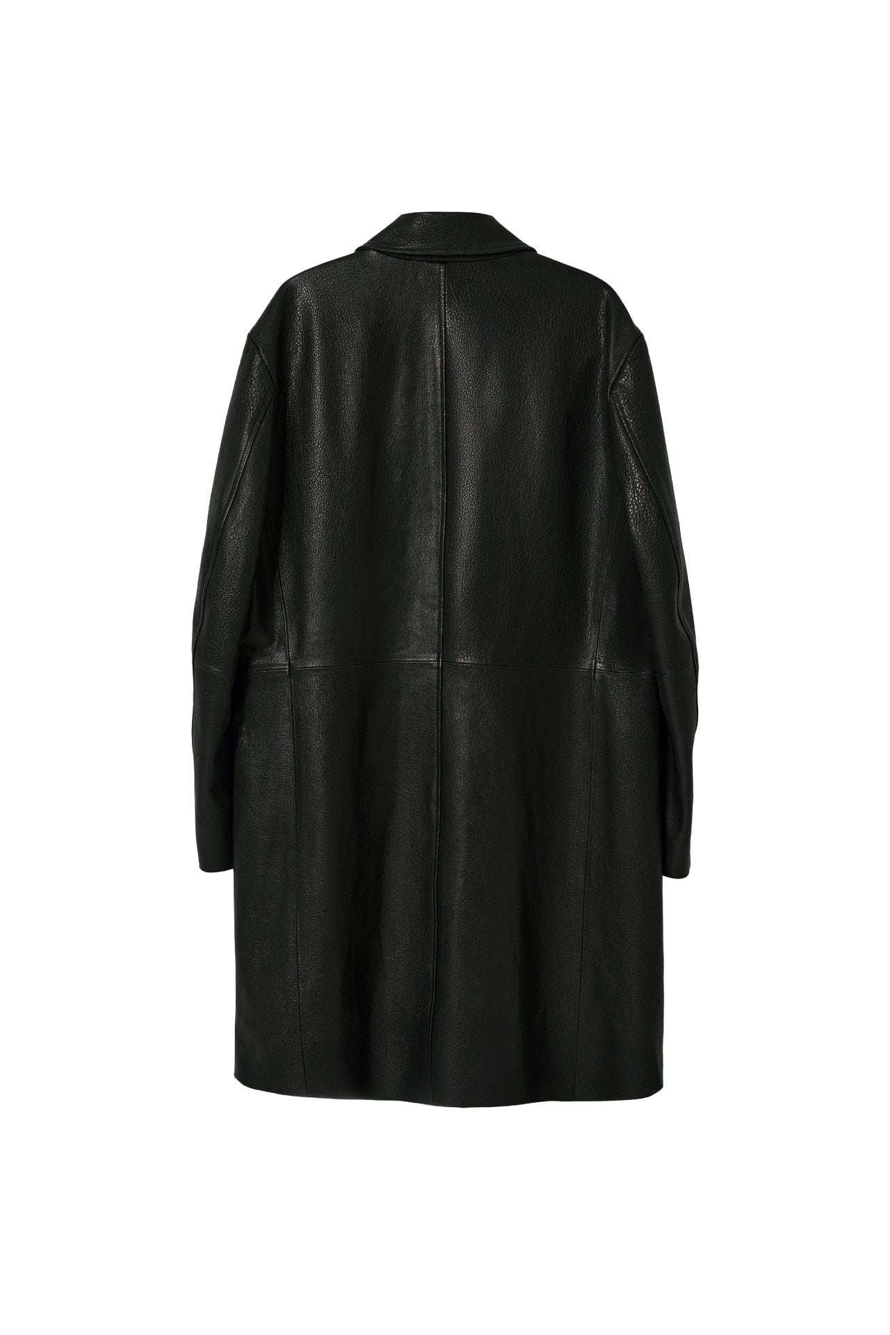 STU - Lambskin Leather Coat (Black) product image 17 | TRAB K-Fashion Australia