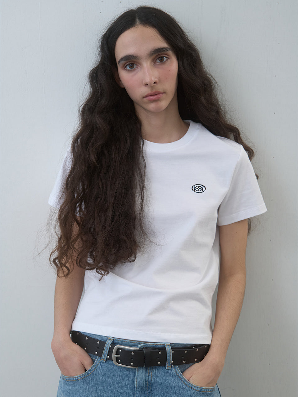 Kijun - Logo Tee (White) product image 2 | TRAB K-Fashion Australia