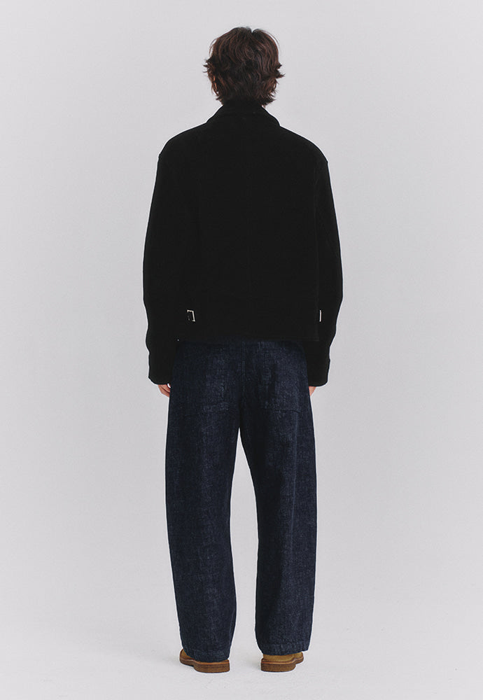 Art if acts - Belted Wide Denim Pants (Indigo) product image 5 | TRAB K-Fashion Australia