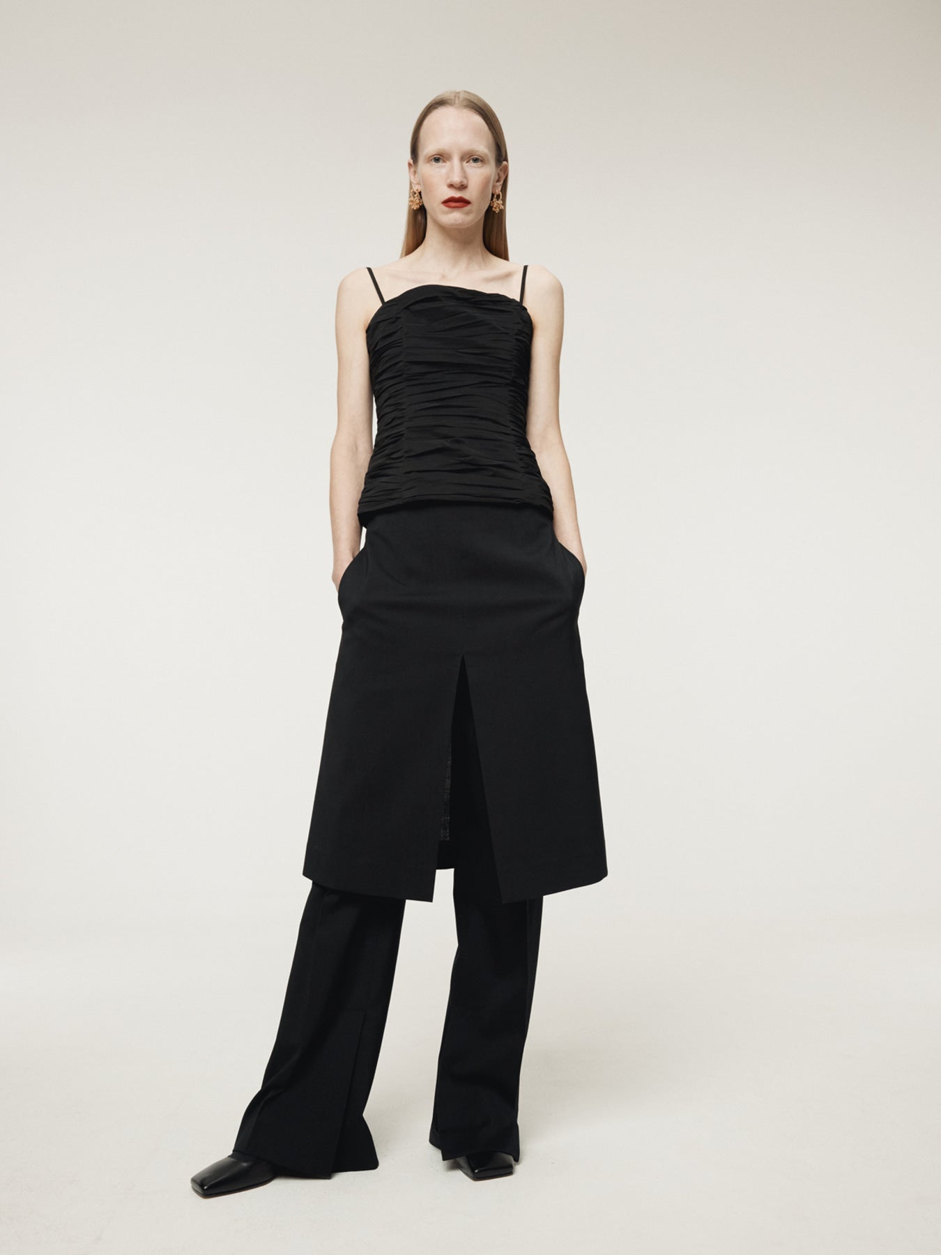Recto - Rc Layered Skirt Pants (Black) product image 7 | TRAB K-Fashion Australia