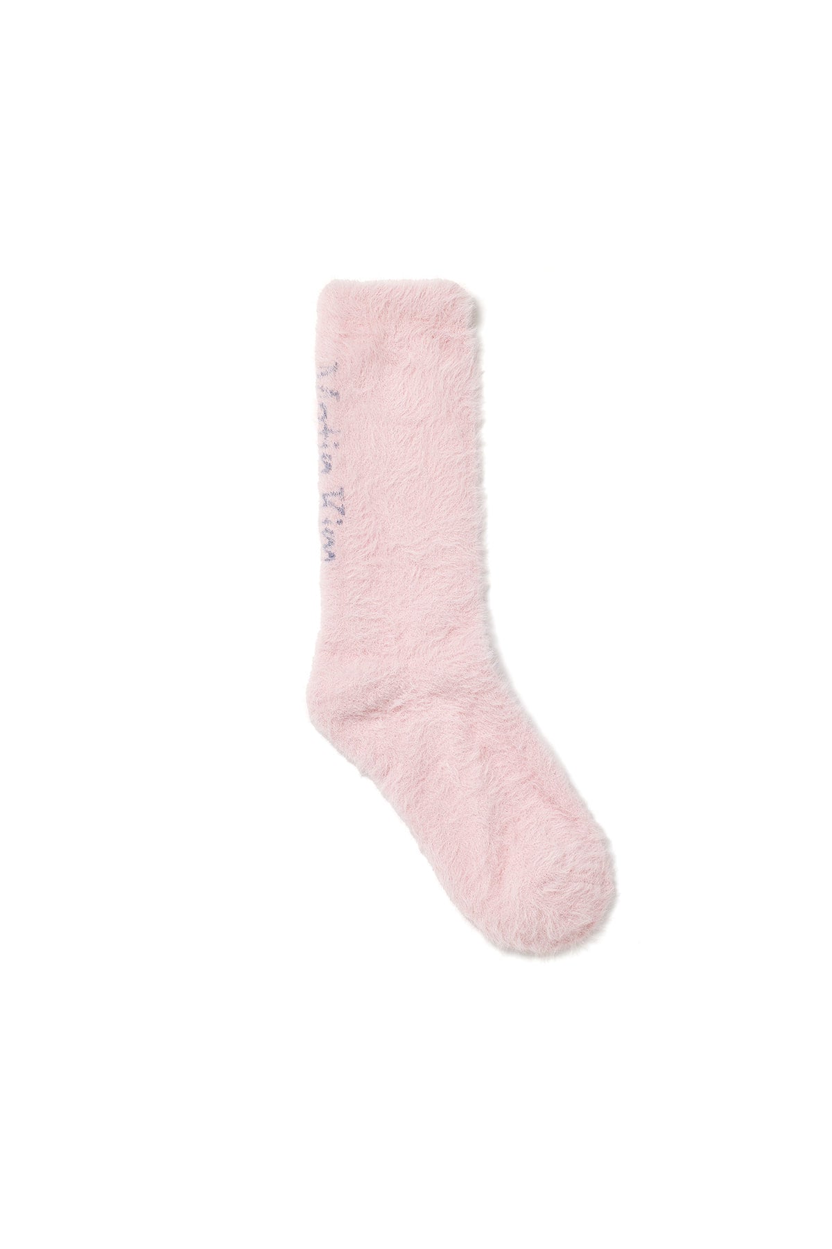 Matin Kim - Hairy Fur Crew Socks (Pink) product image 4 | TRAB K-Fashion Australia