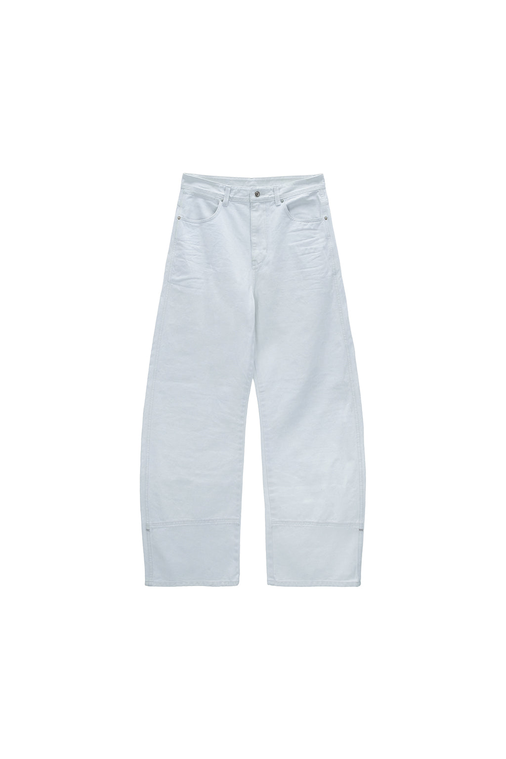 Matin Kim - Wide Cut Point Denim Pants (Light Blue) product image 1 | TRAB K-Fashion Australia