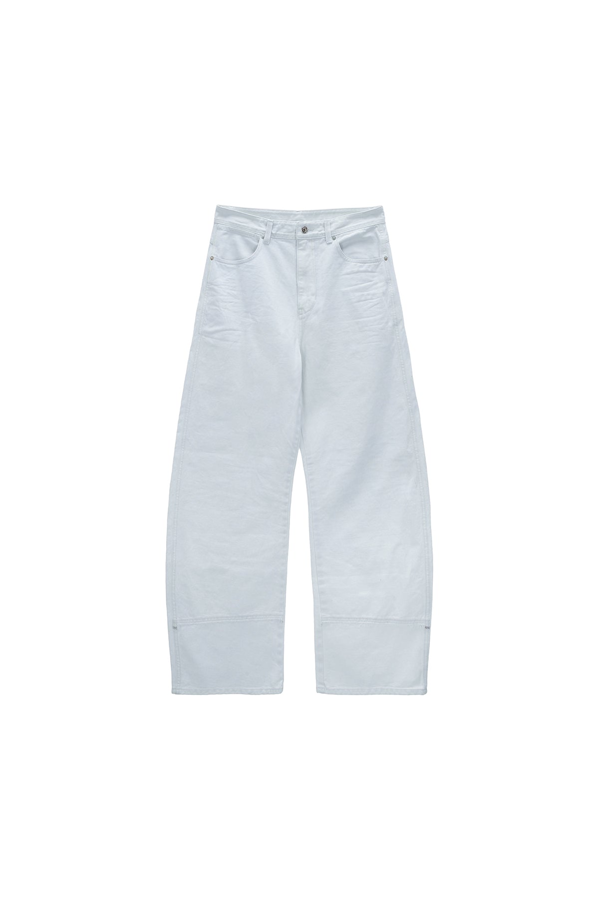 Matin Kim - Wide Cut Point Denim Pants (Light Blue) product image 1 | TRAB K-Fashion Australia