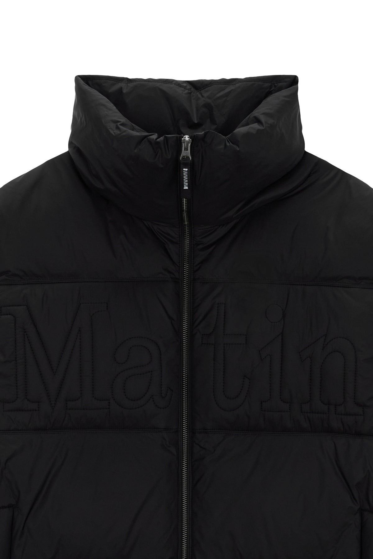 Matin Kim - Big Logo Point Down Vest (Black) product image 3 | TRAB K-Fashion Australia