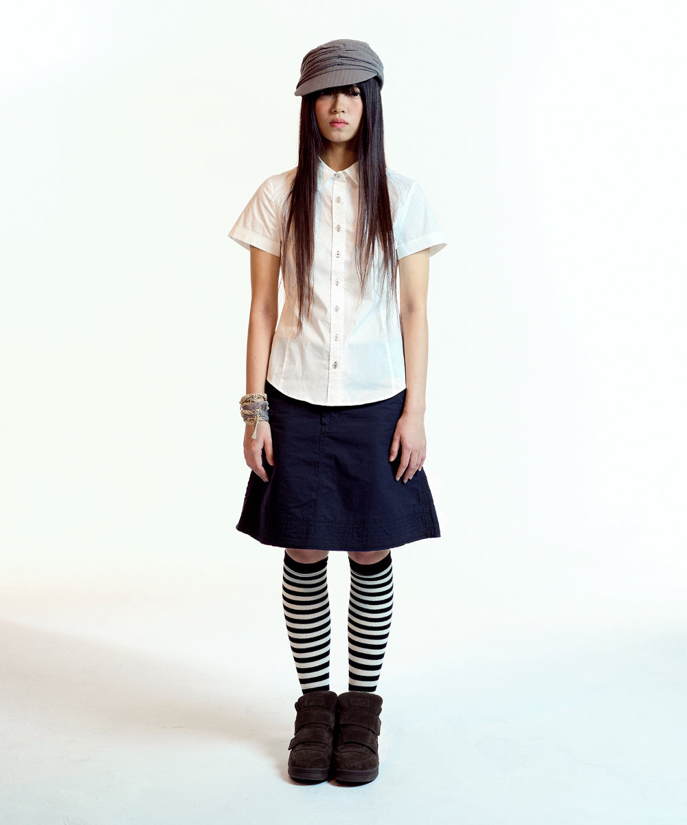 Coyseio - Nana Half Shirt (White) product image 9 | TRAB K-Fashion Australia