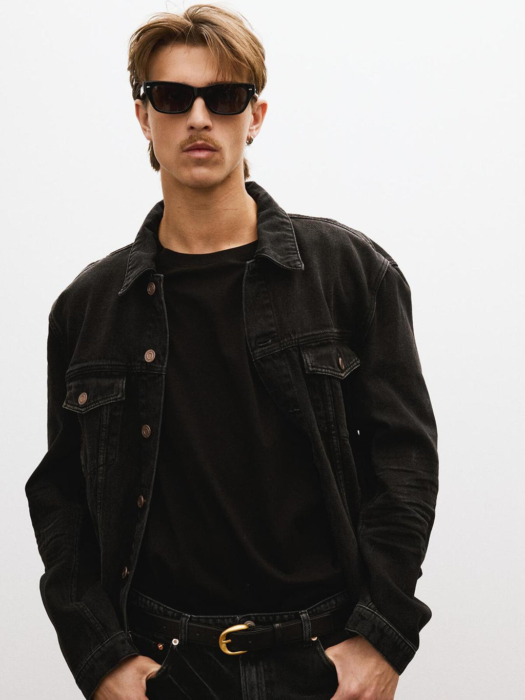 Recto - Vincent Denim Trucker Jacket (Black) product image 10 | TRAB K-Fashion Australia