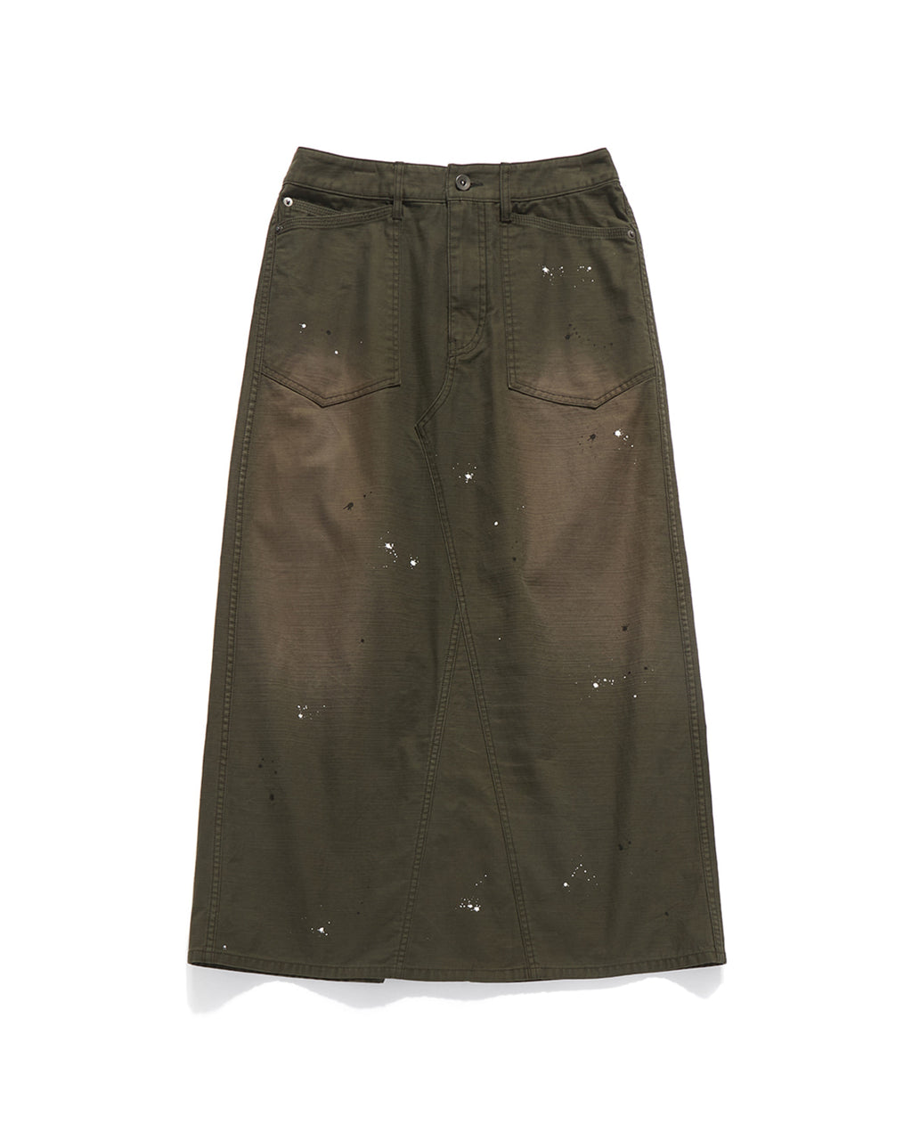 Eastlogue - M-35 Wide Skirt (Painting Olive) product image 1 | TRAB K-Fashion Australia