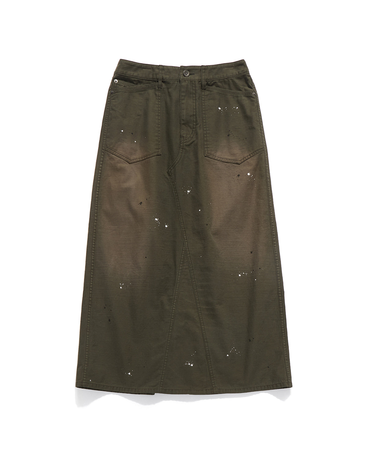 Eastlogue - M-35 Wide Skirt (Painting Olive) product image 1 | TRAB K-Fashion Australia