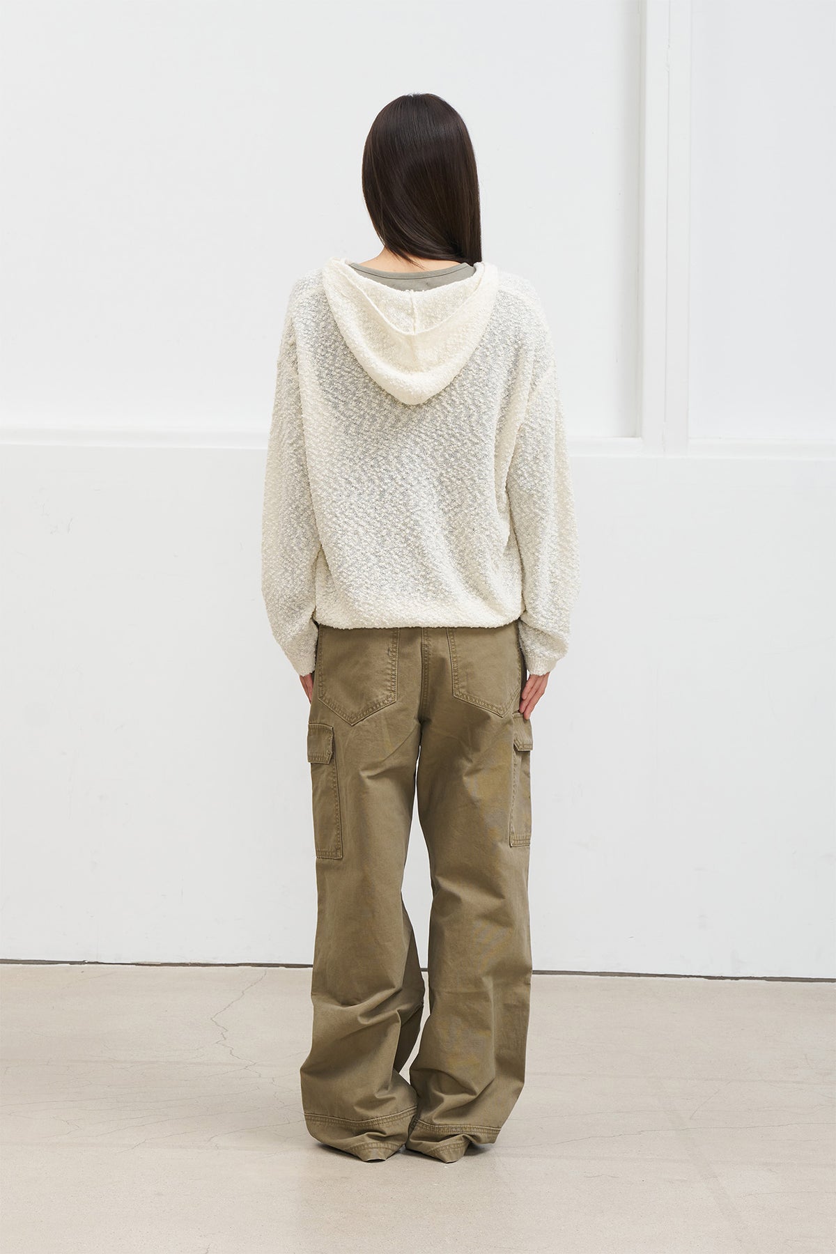 Deinet - Vintage Washed Cargo Pants (Beige) product image 3 | TRAB K-Fashion Australia