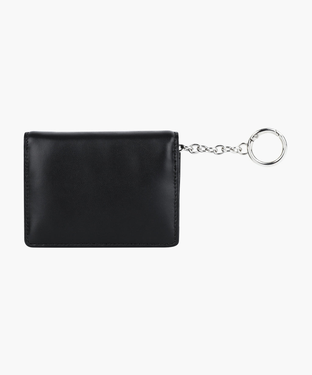 Marithe & Francois Girbaud - Classic Logo Flap Card Wallet (Black) product image 3 | TRAB K-Fashion Australia