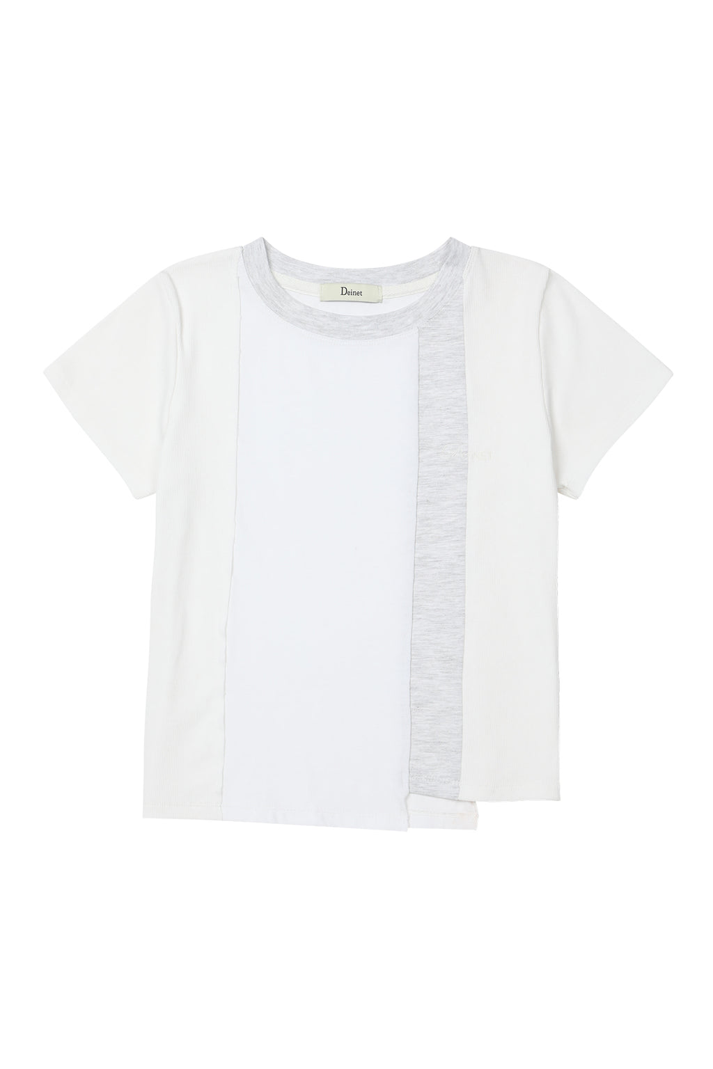Deinet - Contrast T-Shirt (White) product image 9 | TRAB K-Fashion Australia